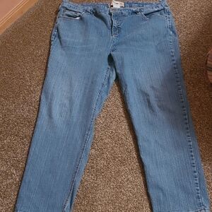Just My Size Light Blue Straight Leg Jeans